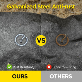 GZBEVITAR galvanized landscape pins resist rust for outdoor use