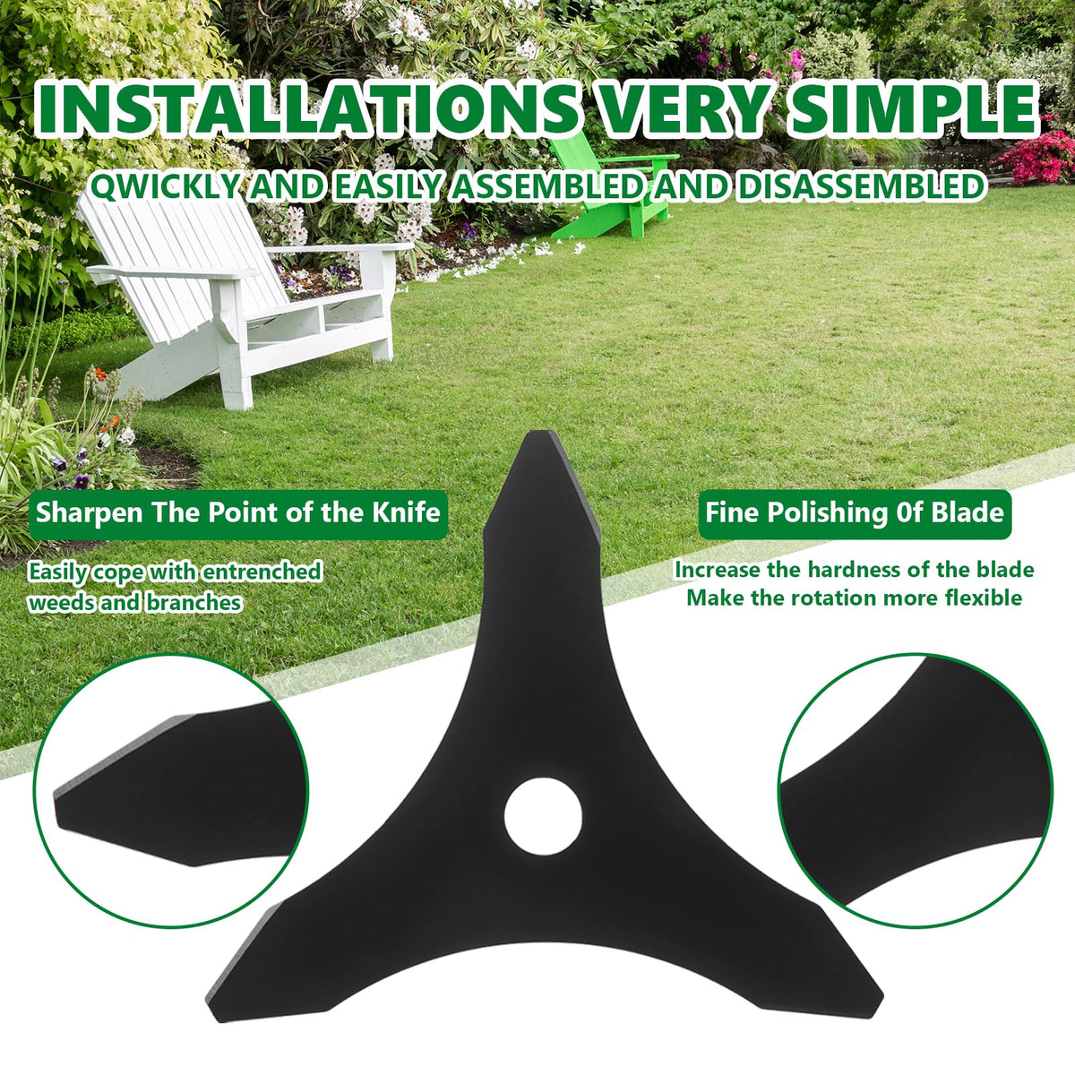 GZJoSum universal adapter kit enables easy blade installation on compatible trimmers