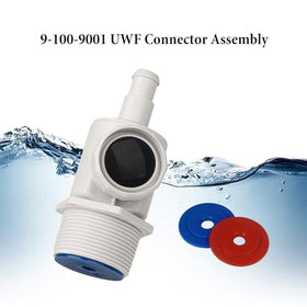 GZJoSum UWF parts included: universal wall fitting, quick disconnect, relief valve, restrictor disk