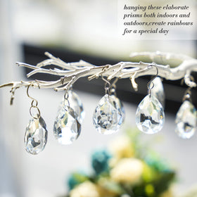 H&D Hyaline and Dora 38mm pendant prisms ideal for crystal chandeliers