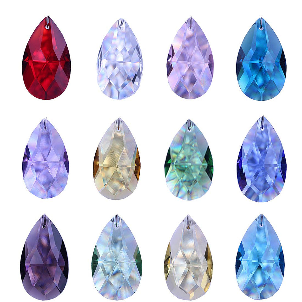 H&D Hyaline & Dora 38mm crystal grid prism catching light with vibrant colors.