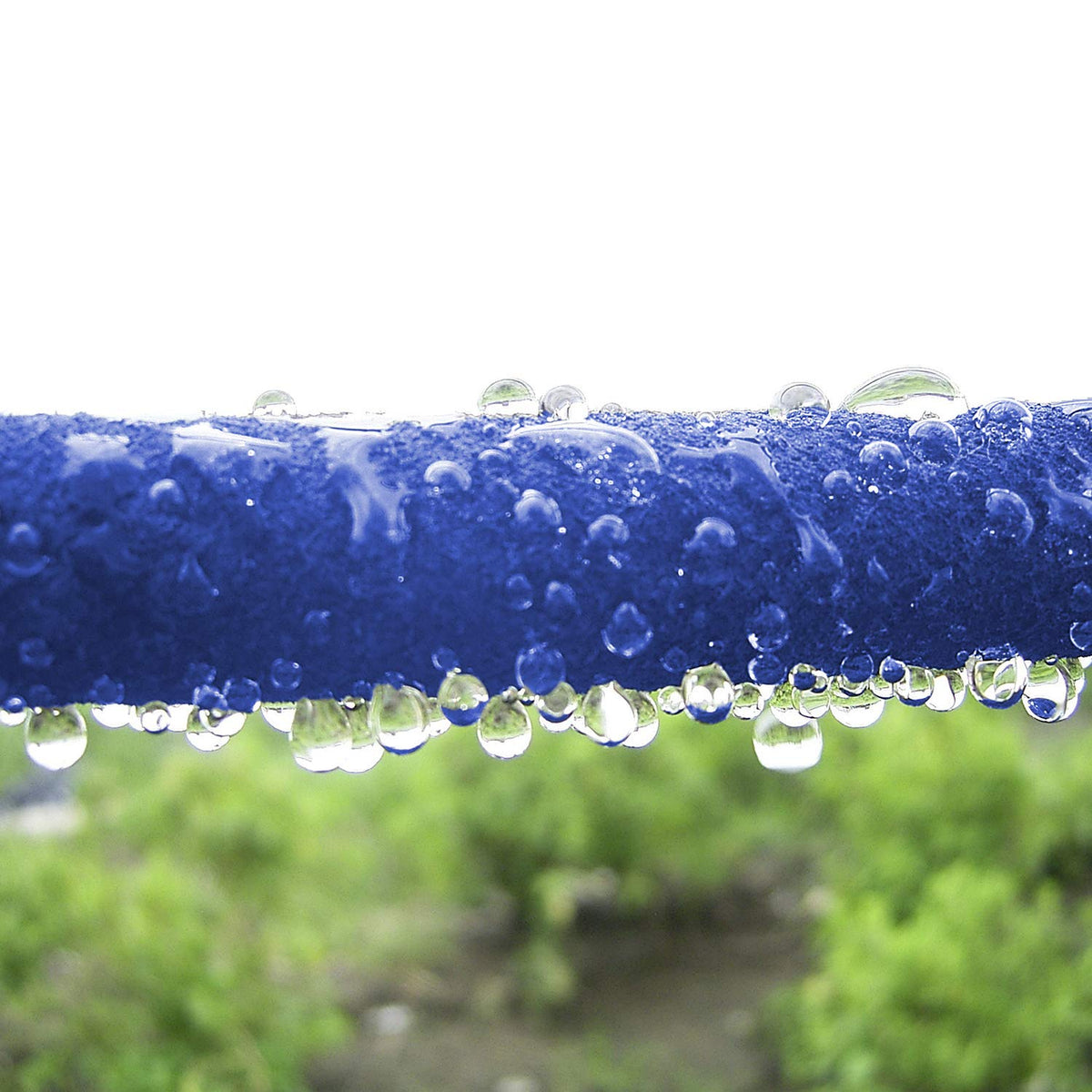 H2O WORKS PVC flat hose view explains leak rate for controlled watering