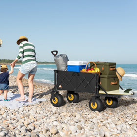 HAAGEEP 1.2mm steel-frame provides reliable hauling on rugged terrain.