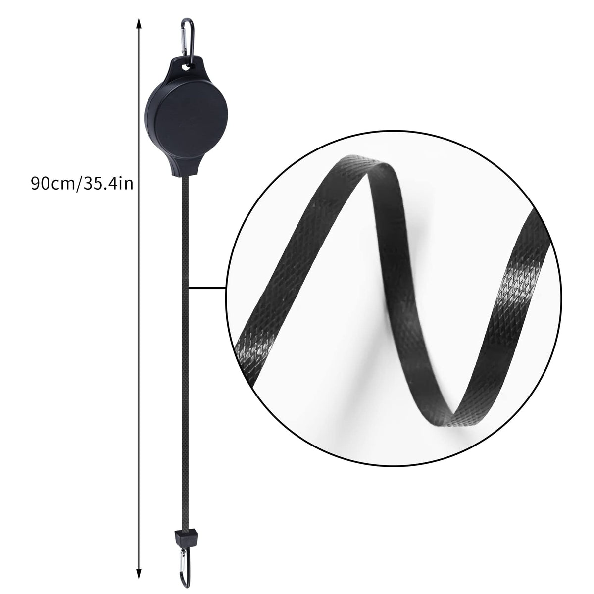 Haakong heavy-duty plant hanger assembly supports baskets and pots.
