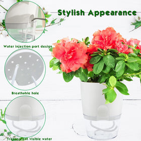 Haawooky planters are ideal for houseplants and herbs, with clear design for monitoring moisture.
