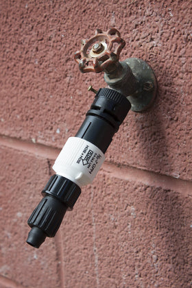 Habitech 1/2-inch tubing connects to a standard faucet for easy fit.
