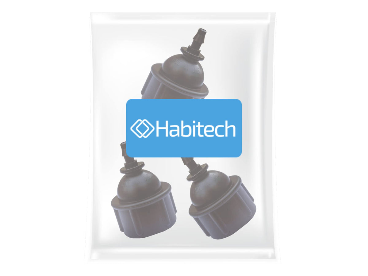 Habitech works with 1/4-in tubing for flexible irrigation layouts.