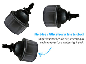 Habitech compatible with Rain Bird, Orbit, Raindrip and Toro tubing.