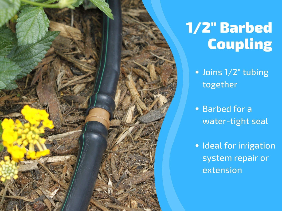 Habitech Rain Bird compatible drip connectors for versatile setups.