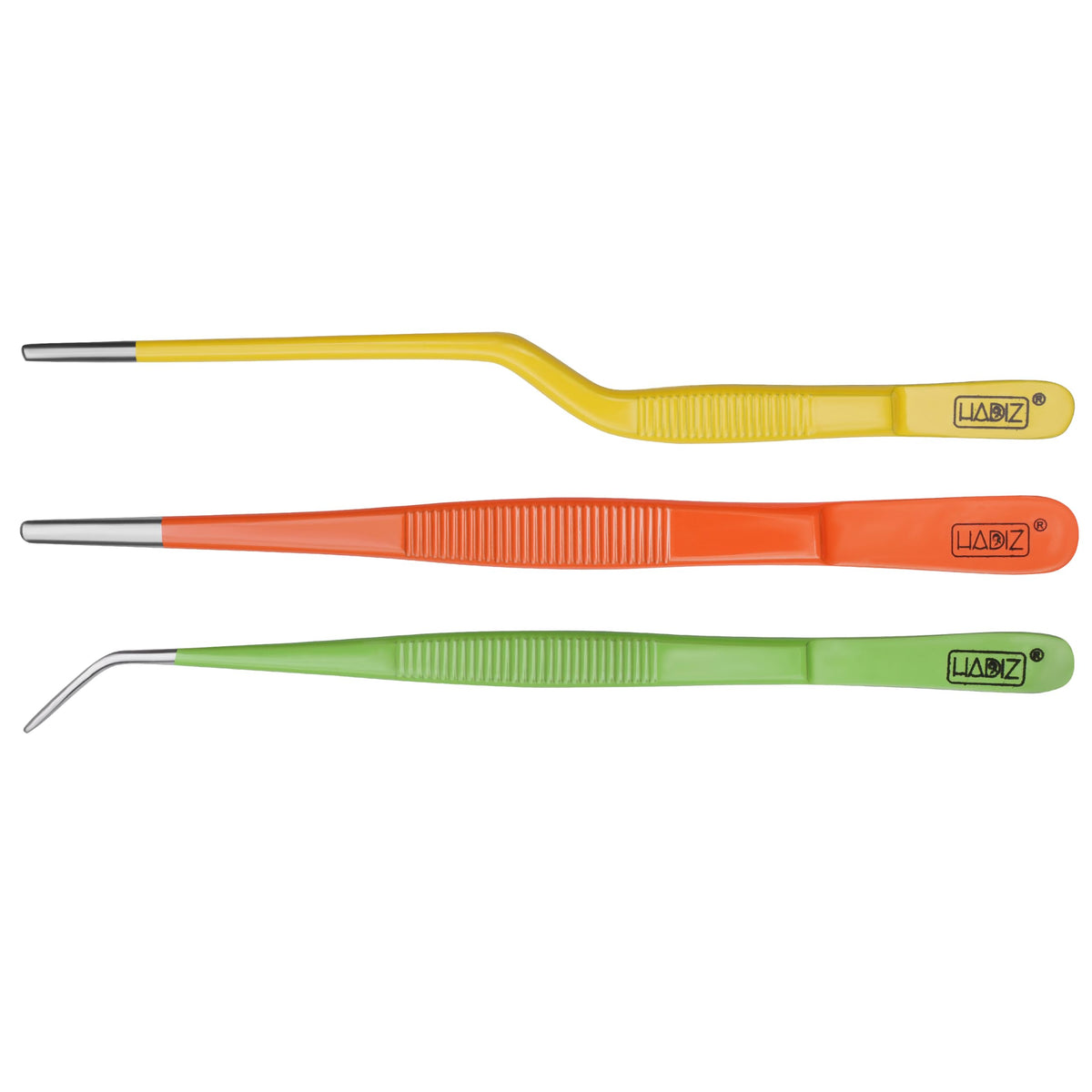 HADIZ compact 15 cm tweezers easily fit in pockets or tool pouches