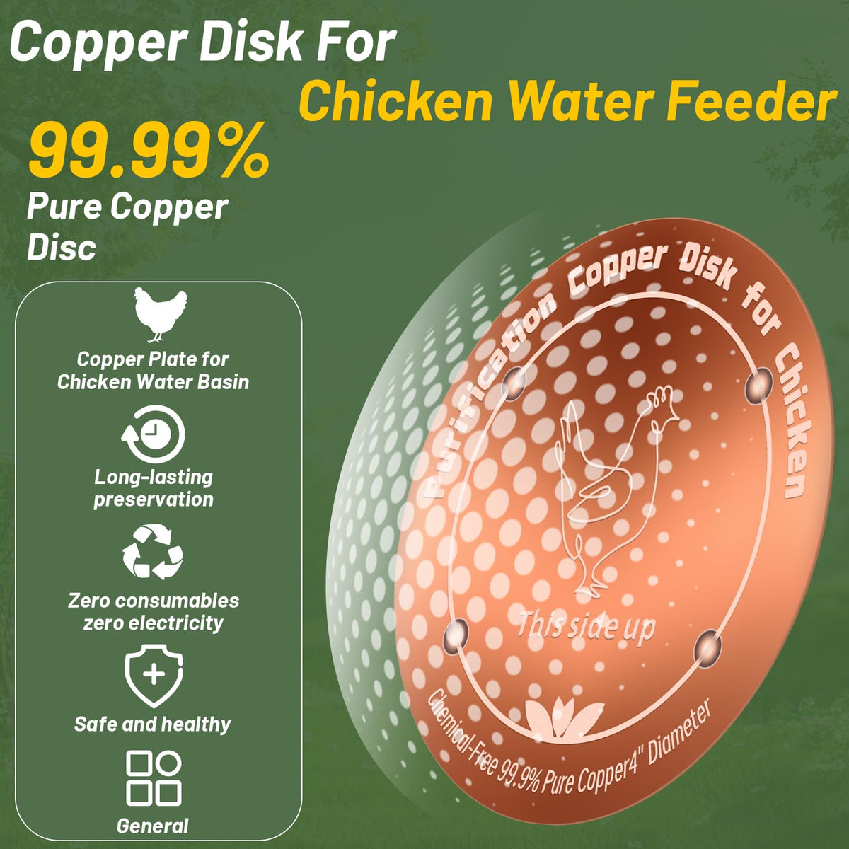 HAEZU high-purity copper disk supports consistent water interaction.