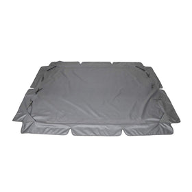 Hagsfire outdoor patio swing cover withstands varied weather for year-round enjoyment.