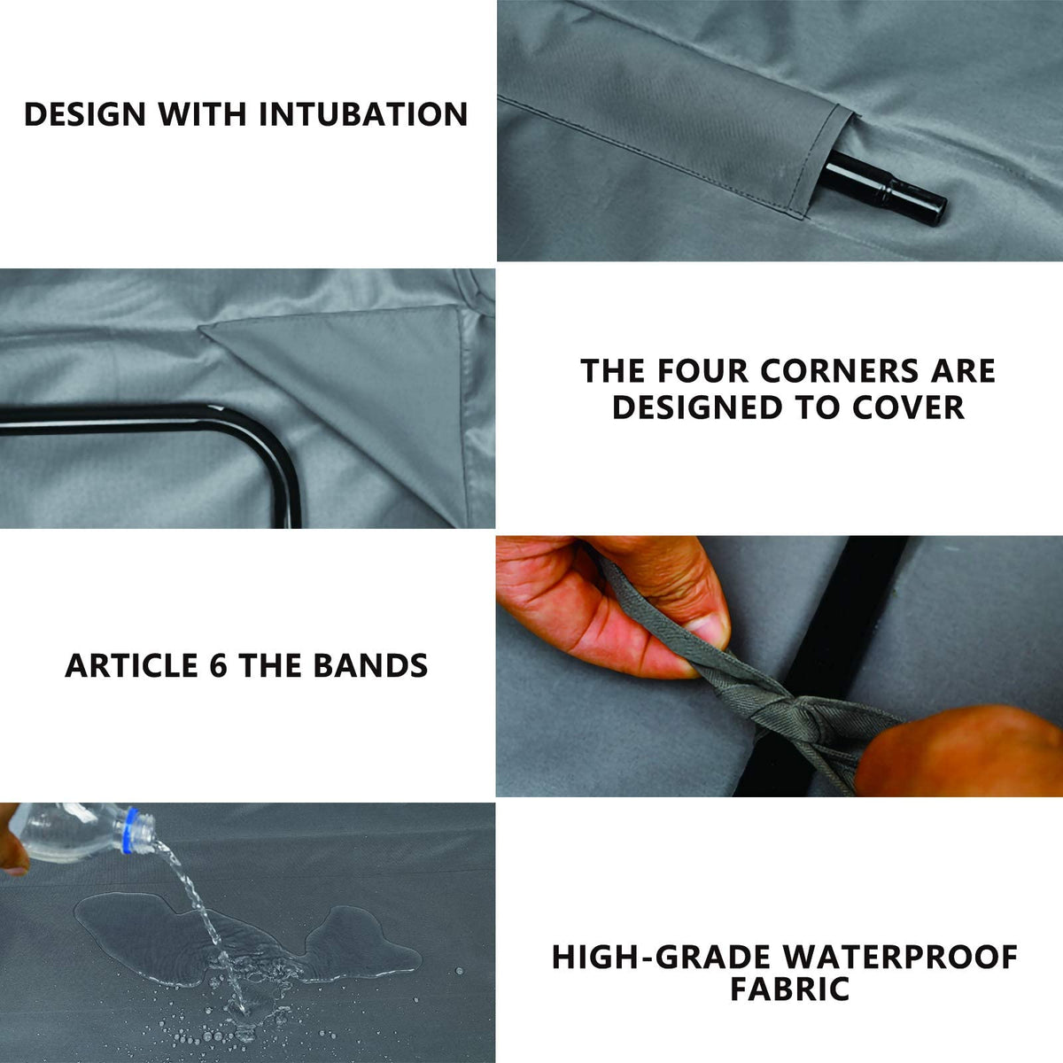 Hagsfire UV protection canopy shields skin and preserves colors in bright sun.