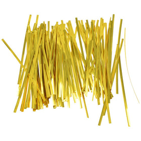 HAHIYO gold twist ties for elegant packaging and quick seals.