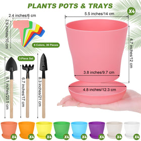 Hahood color-rich planters in nine colors elevate indoor garden decor.