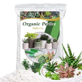 HAINANSTRY Organic Perlite close-up shows airy beads for improved root oxygen and aeration.