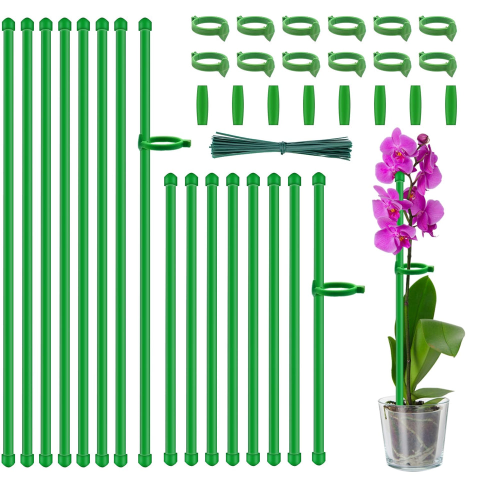 HAINANSTRY plant stakes 18-inch setup supporting tall vegetables