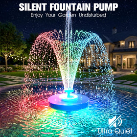 HaiNova LED night display enhances pond ambiance with color-changing light