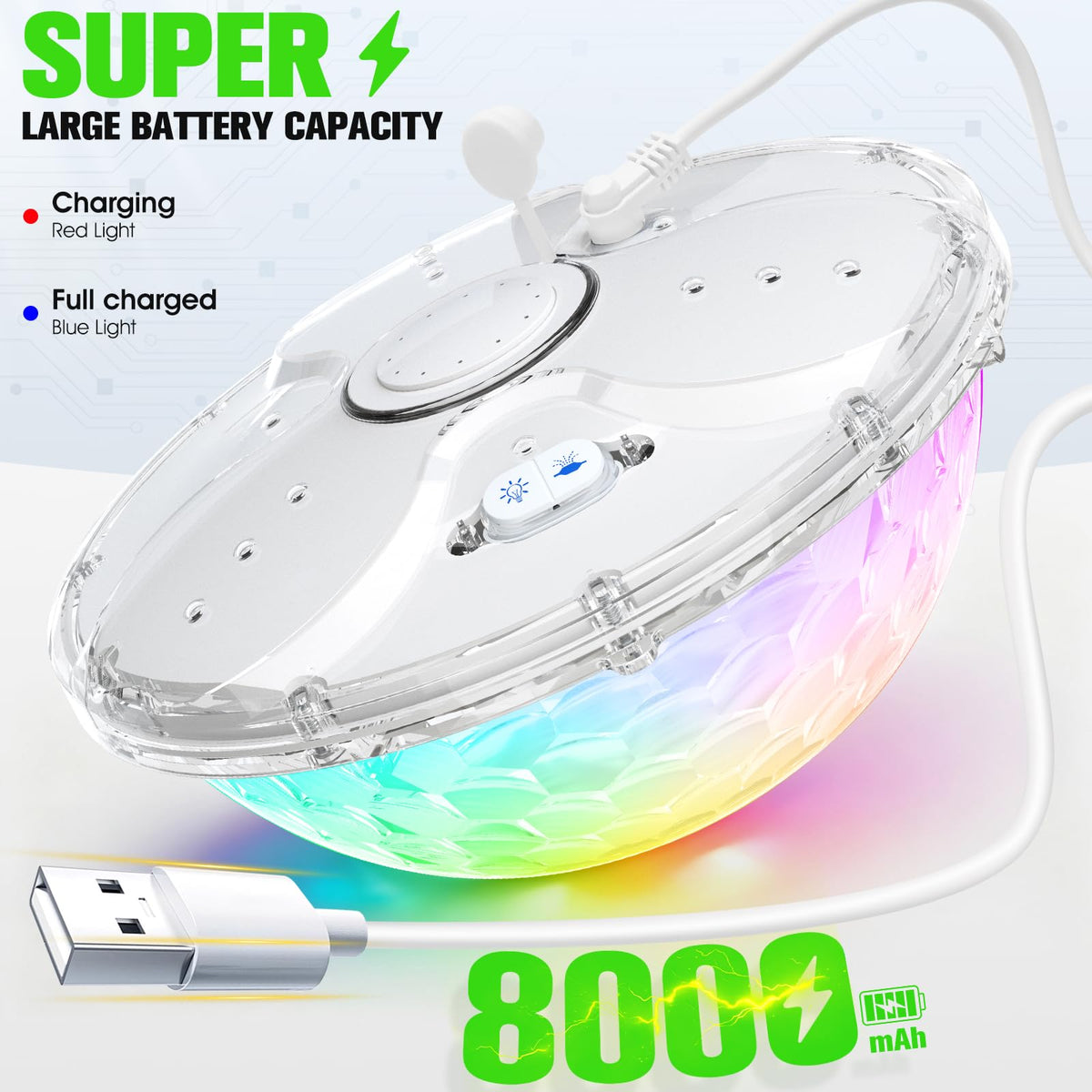 HaiNova memory mode saves preferred spray and lighting settings.