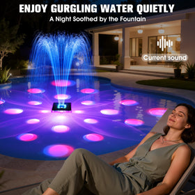 HaiNova night mode with color LEDs enhances poolside mood