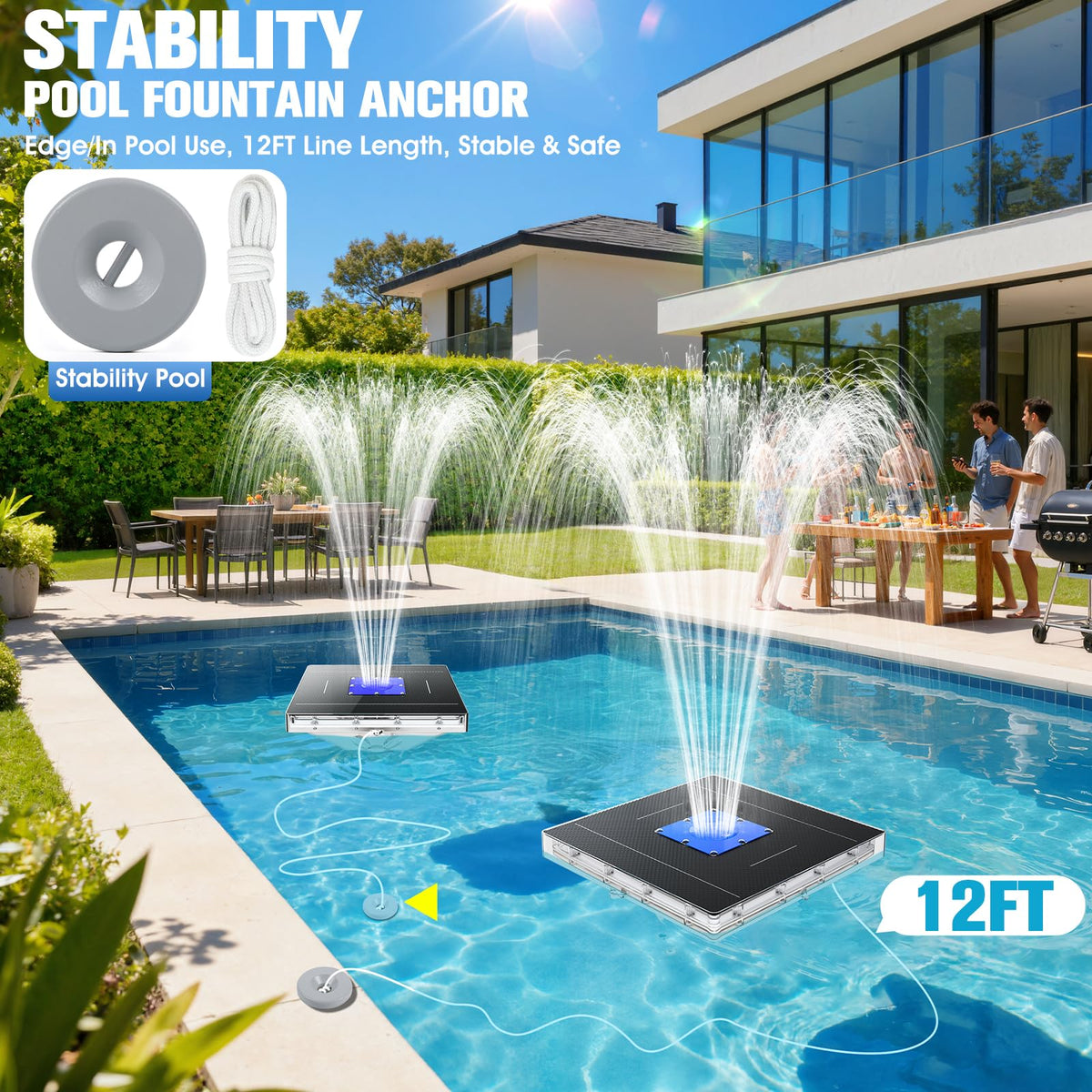 HaiNova quick-setup fountain installs in minutes without tools
