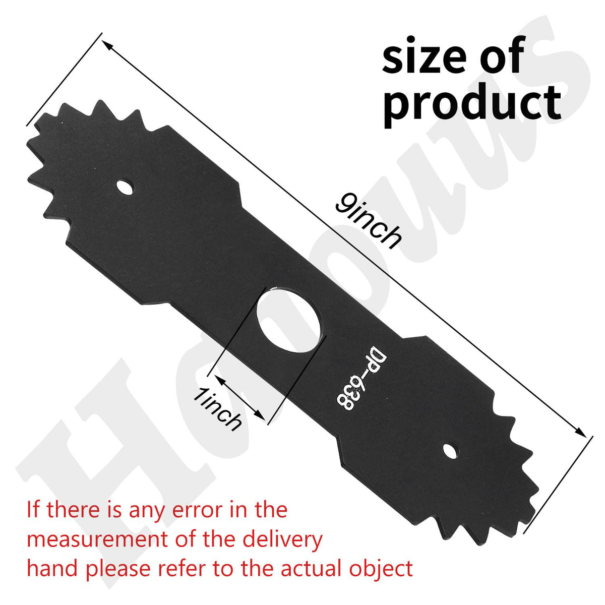 Haiouus 638006008 edger blade pack for Ryobi and Homelite compatibility.