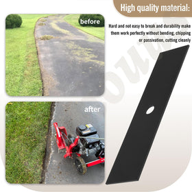 Haiouus two-pack edger blades ensure quick replacements when needed.