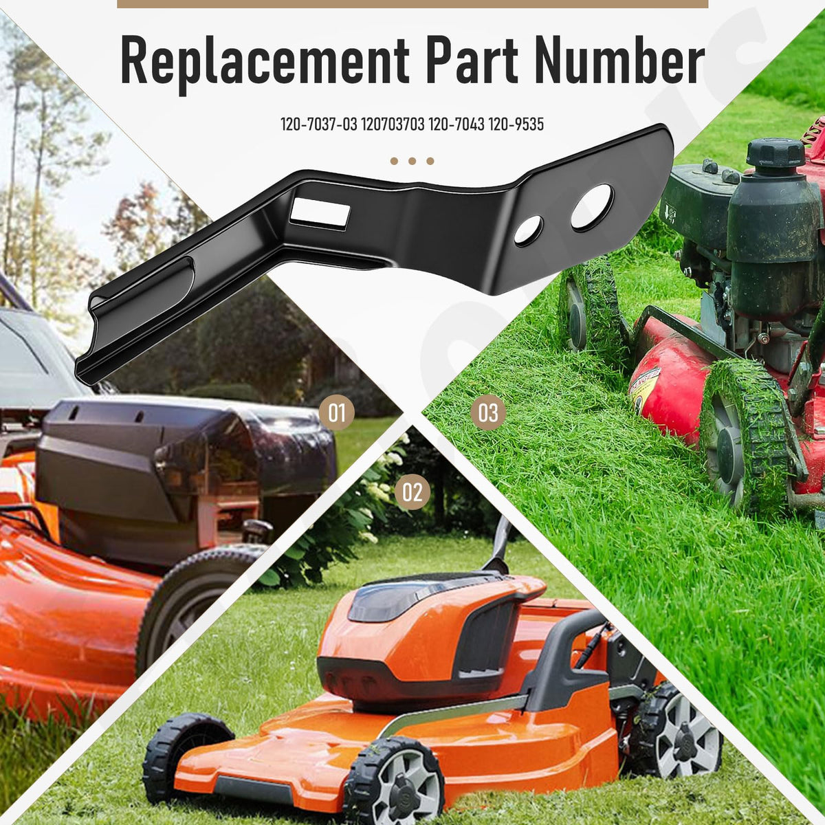 Haiouus durable mower parts designed for long-lasting performance