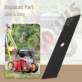 Haiouus edger blade compatible with King O Lawn for smooth border edging.
