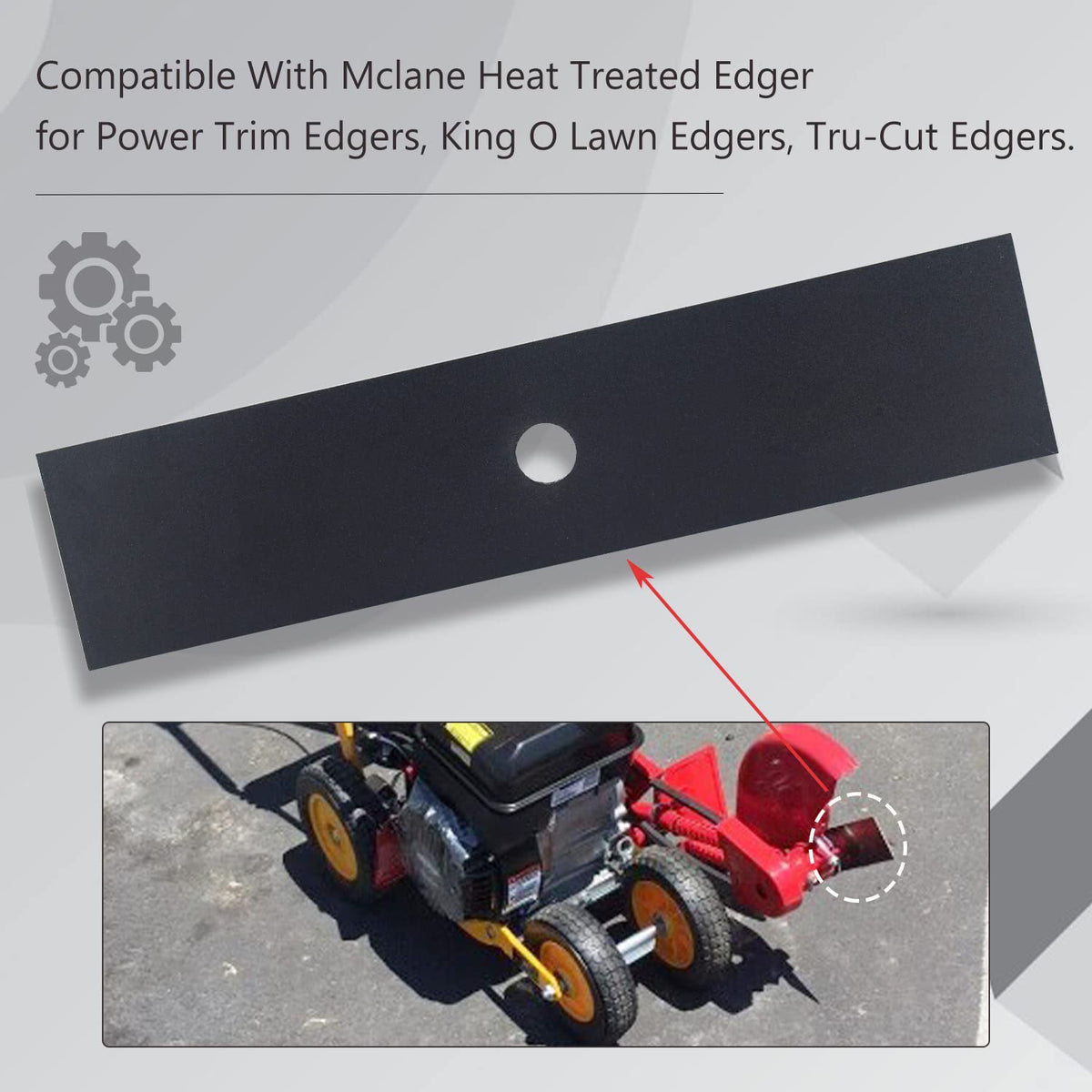 Haiouus 9x2 edger blade ships sharp, ready for immediate use.