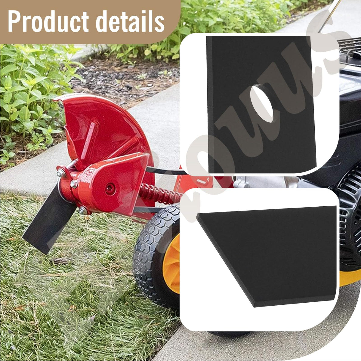 Haiouus edger blade compatible with Tru-Cut edgers for precise edging results.