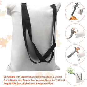 Haiouus 24-gallon capacity bag ideal for large yard cleanup.