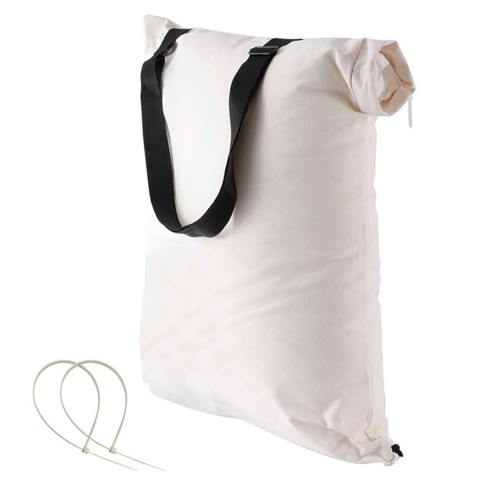 Haiouus universal leaf bag with a 3.5-inch opening for easy debris collection.