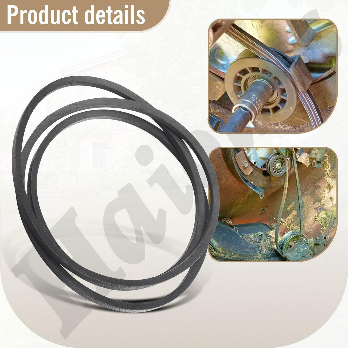 Haiouus pulleys kit assembled on HU800AWD for durable replacement.