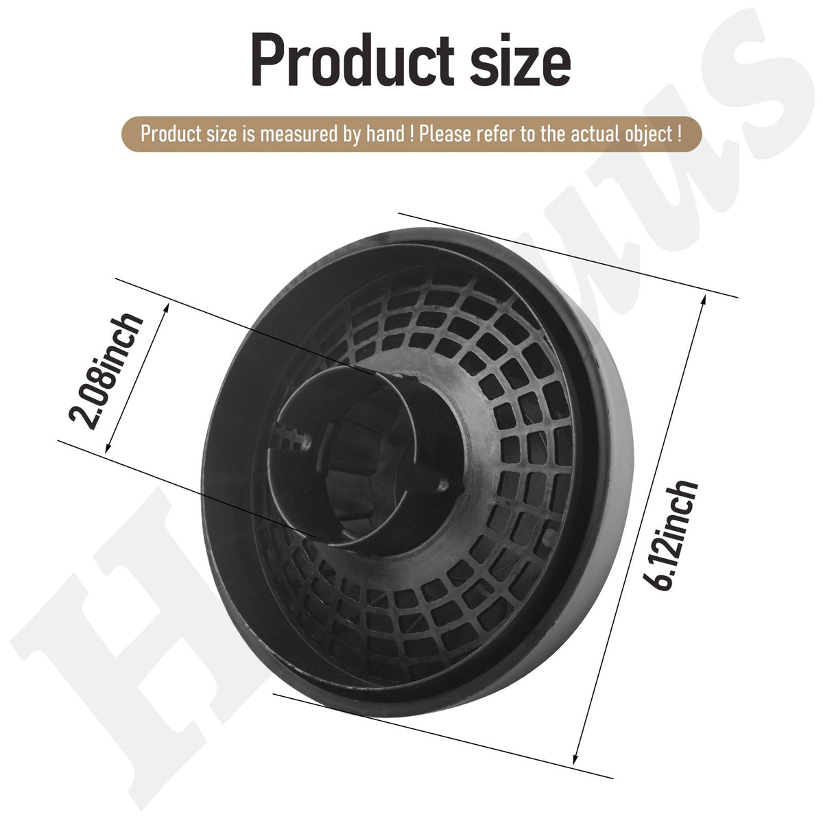 Haiouus rain cap filter cover close-up shows durable plastic construction