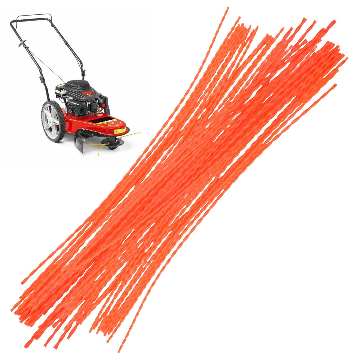 Haiouus 60-pack trimmer line for walk-behind mowers, ready for versatile lawn care.
