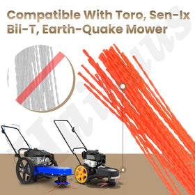 Haiouus universal-compatibility trimmer line fits Toro, Senix, BilT, Earth-Quake safely.