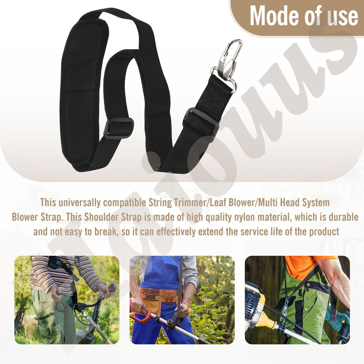 Haiouus metal clip upgrade strengthens attachment for reliable use.