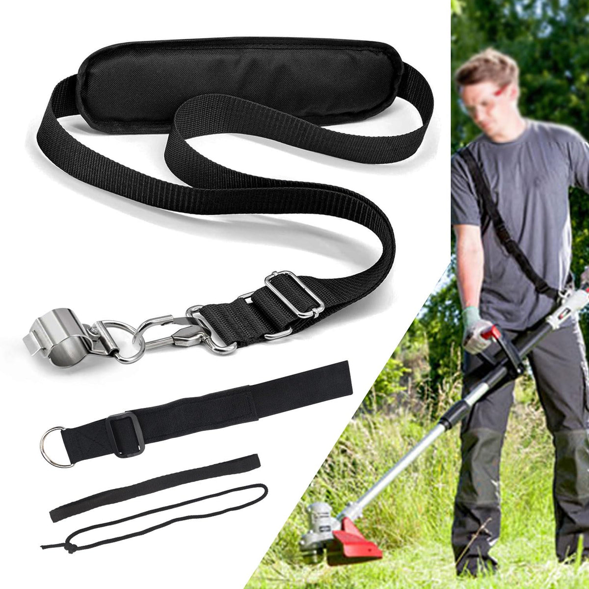 Haiouus trimmer strap universal compatibility enhances comfort and control.