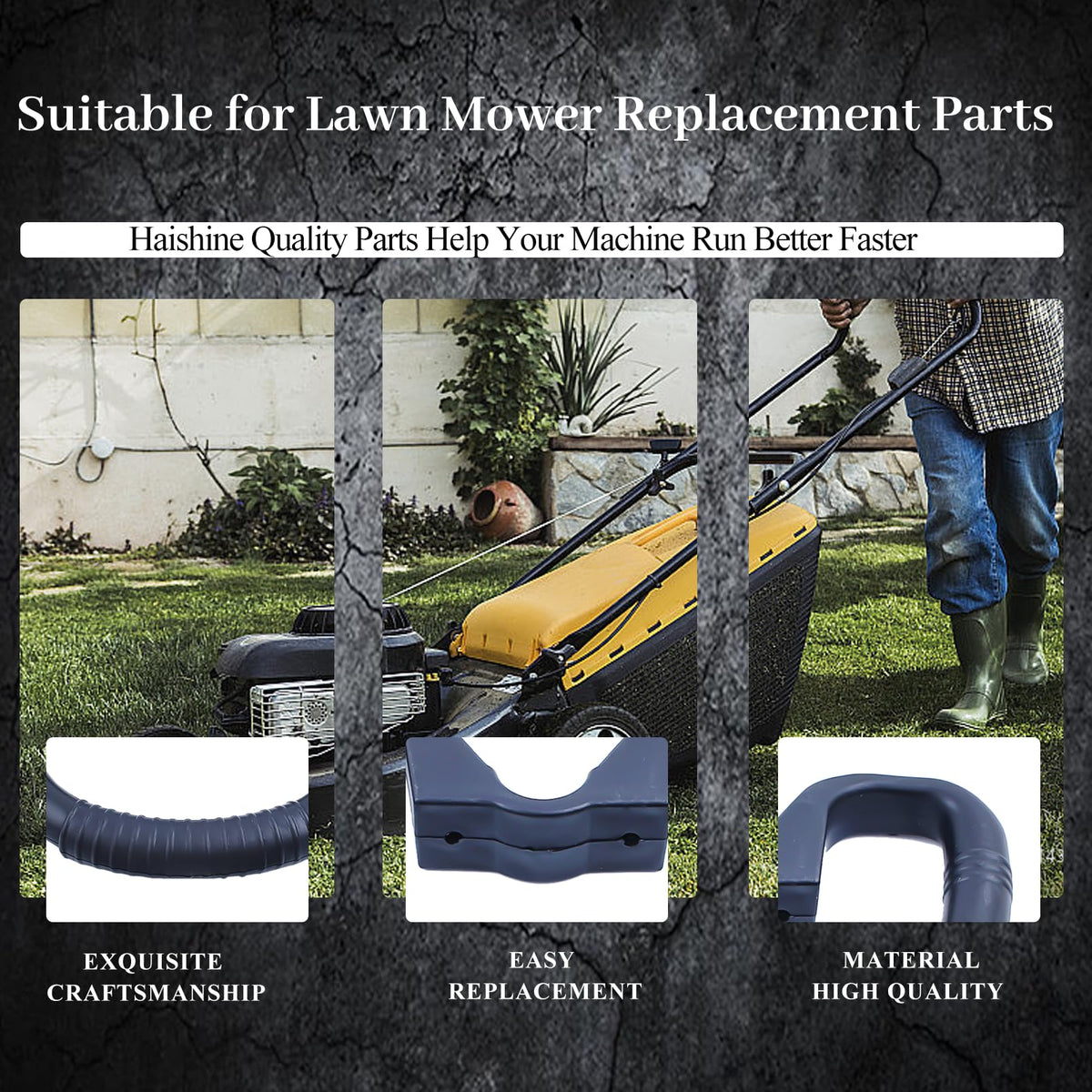 HAISHINE loop handle bar mount for STIHL FS75 easy tool-free assembly