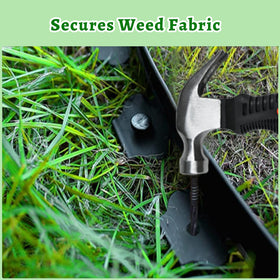 Haisiey flexible edging border bends for straight or curved garden layouts.