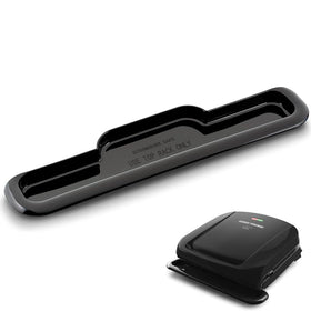 HAKANO George Foreman grill oil catcher, 12-inch tray, keeps countertops clean during grilling