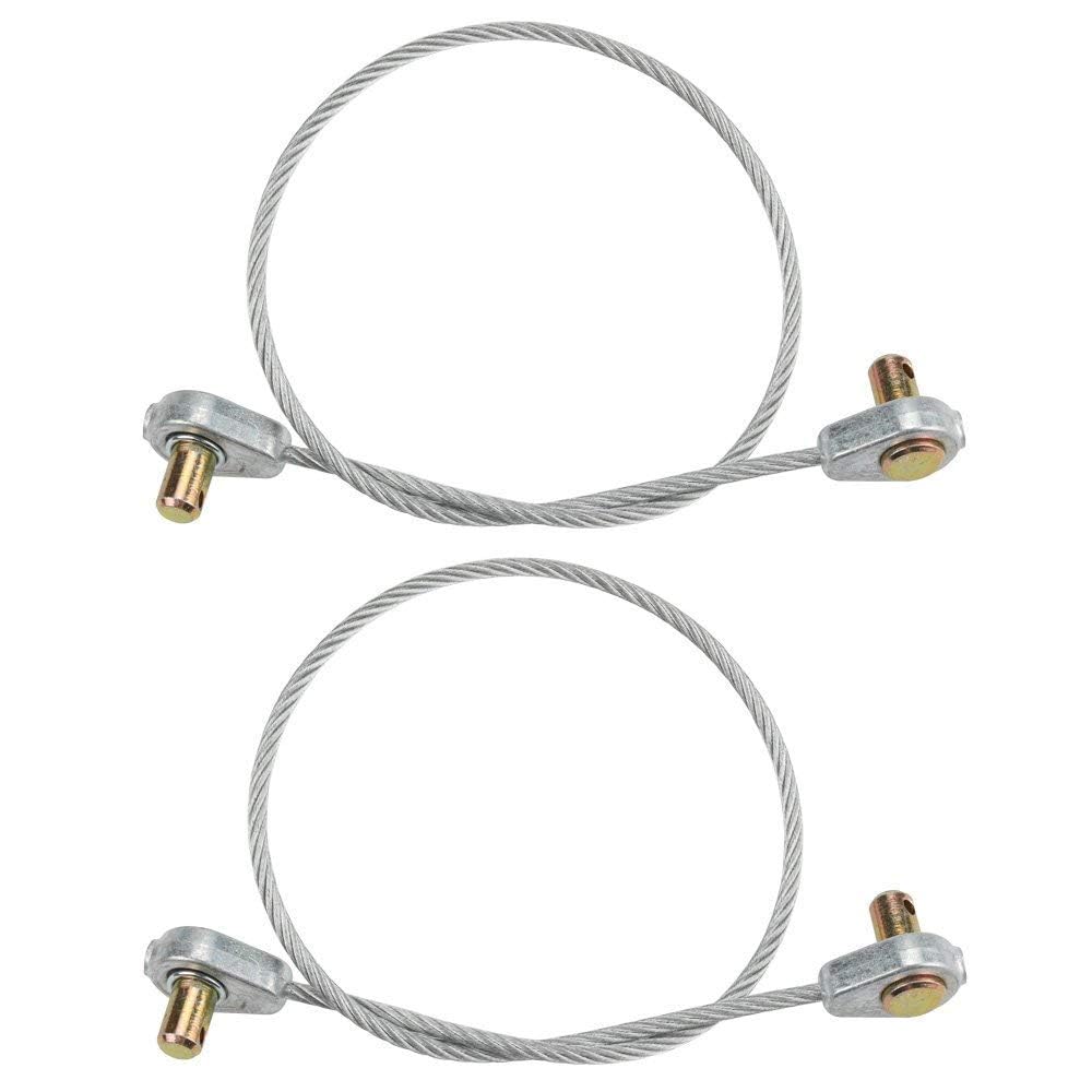 HAKATOP deck lift cable with eyelet ends for quick attachment.