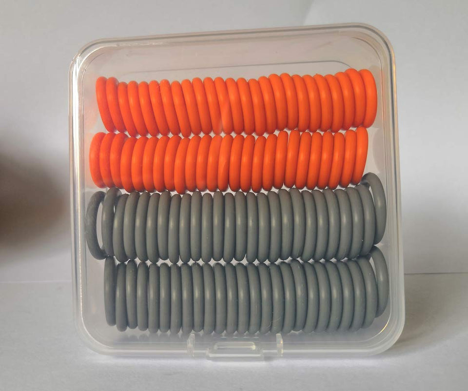 HAKATOP orange O-rings for 1/4-inch quick-connects ensure reliable sealing during maintenance.