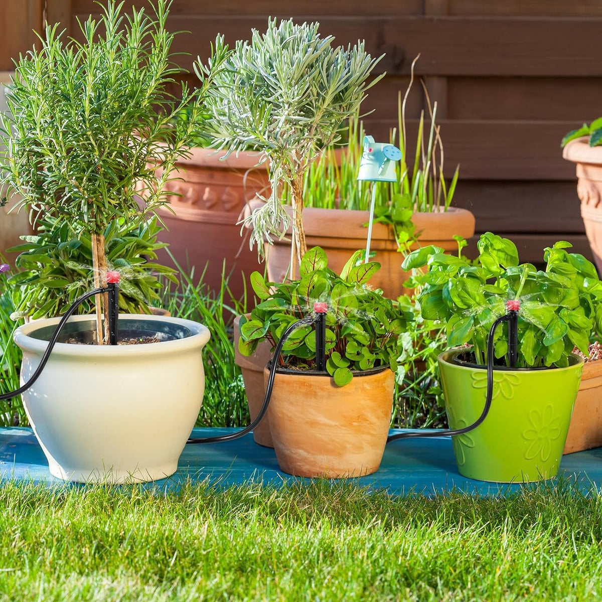 Hakioi durable plastic irrigation emitters withstand seasonal use for reliable watering.