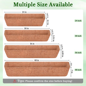 Halatool 24-inch coco liner for wall basket promotes air flow and reusability.