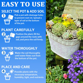 Halatool potting soil for houseplants promotes moisture management and growth