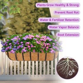 Halatool breathable liner maintains moisture, aiding consistent humidity for plants