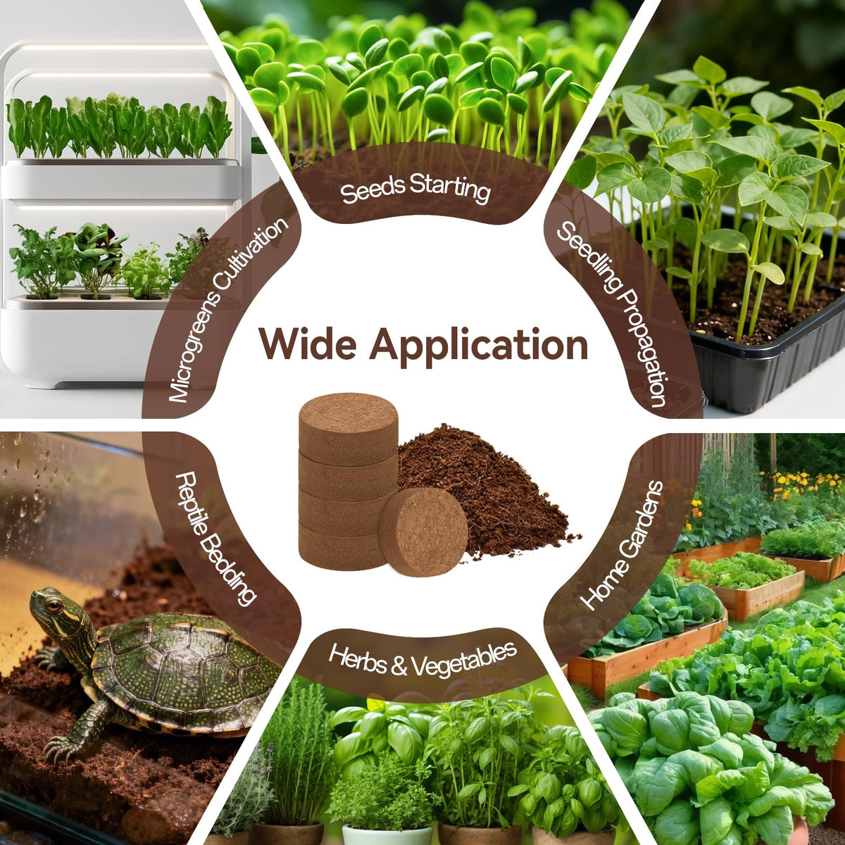 Halatool coco coir pellets packaging preserves freshness and storage for gardeners.