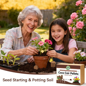 Halatool coco coir pellets ideal for seed starting and propagation.